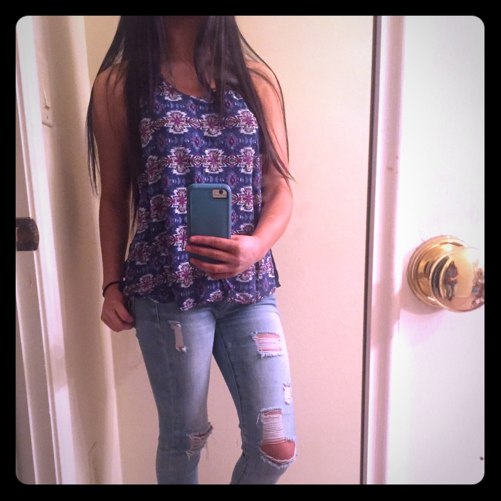 Patterned tank top